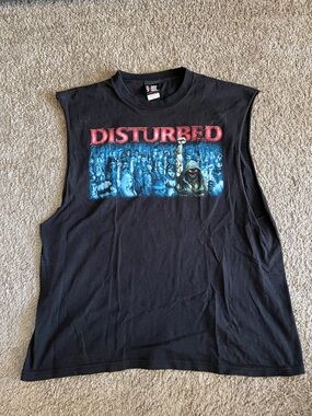Vintage Disturbed Ten Thousand Fists band t-shirt